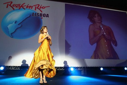 Roberta Medina na Gala Rock in Rio 2008 no Convento do Beato