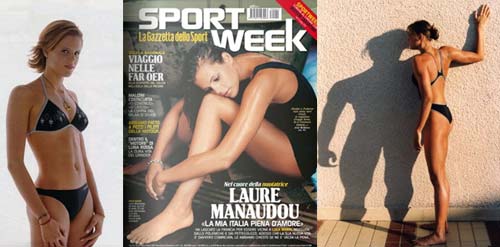 Laure Manaudou - A moda da “… nua na net. - Aqui está vestida.”