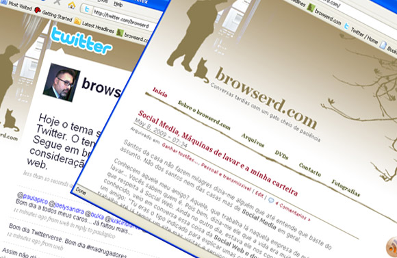 Browserd: O Twitter e o Blog